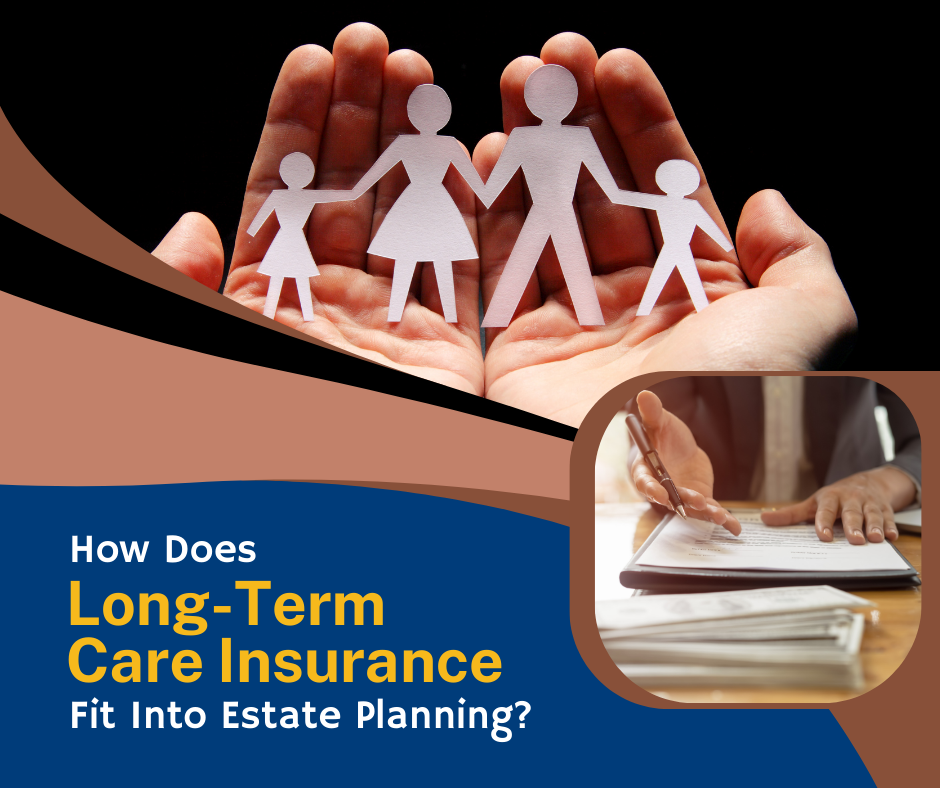 Paper cutouts of a family held in hands, emphasizing the connection between long-term care insurance and estate planning.